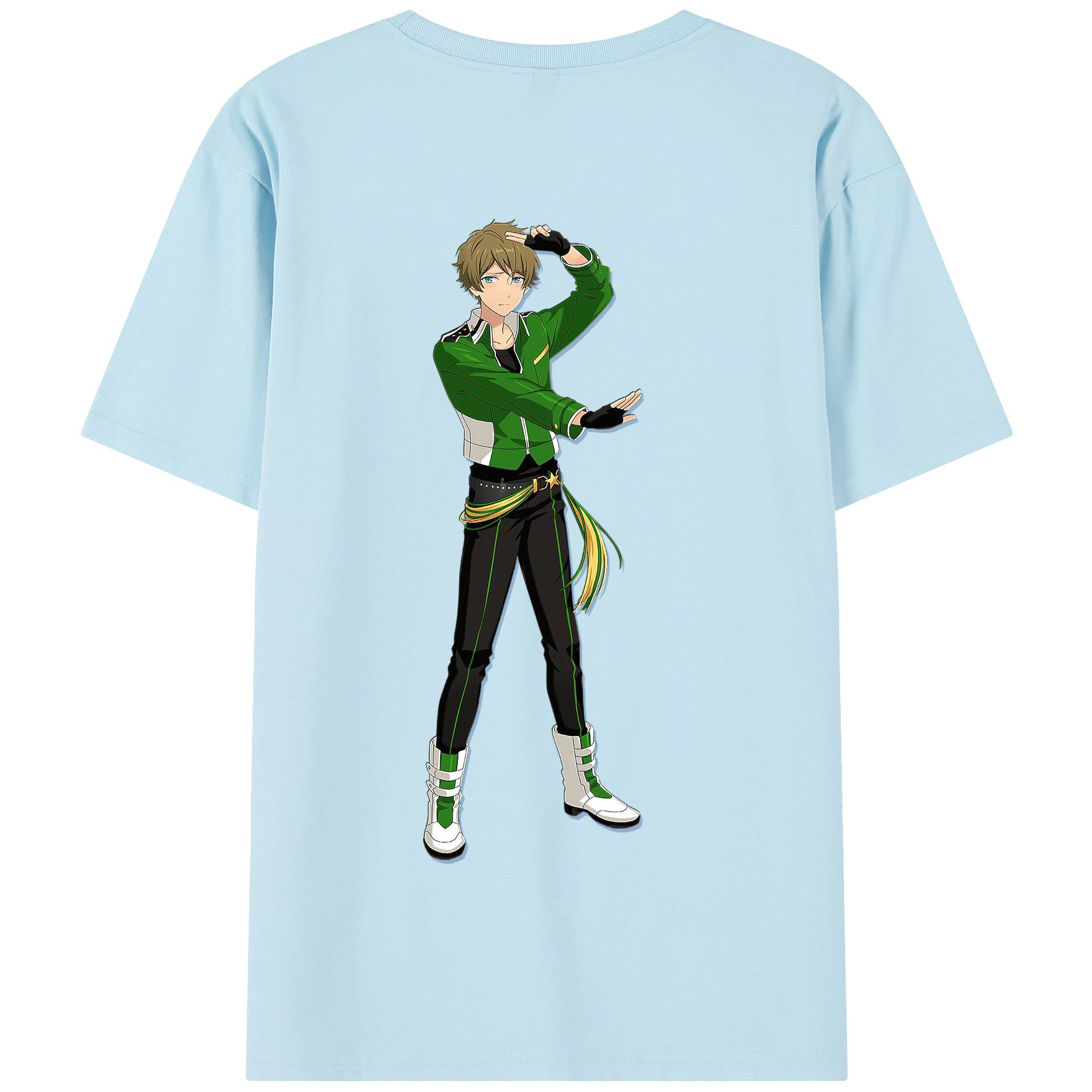 （画像用） あんさんぶるスターズ! Ensemble Stars 綿100％半袖Tシャツ（背面プリント）